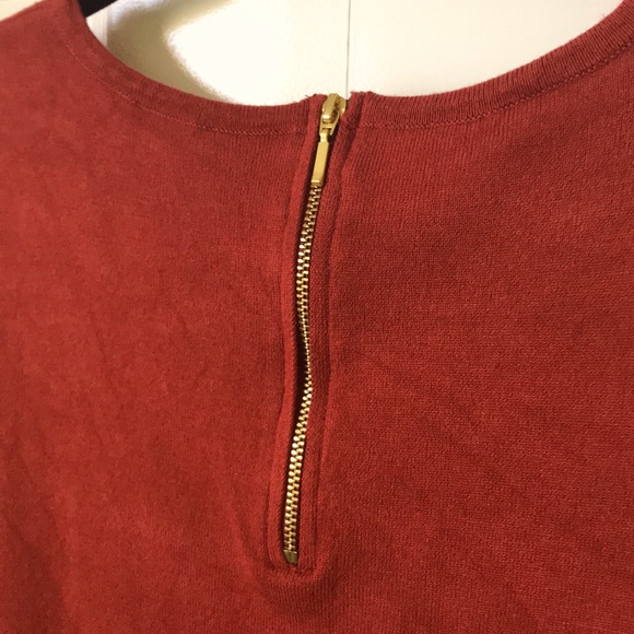 CHICO’S SWEATER WITH ZIPPER DETAIL, SIZE 1 - Picture 3 of 3